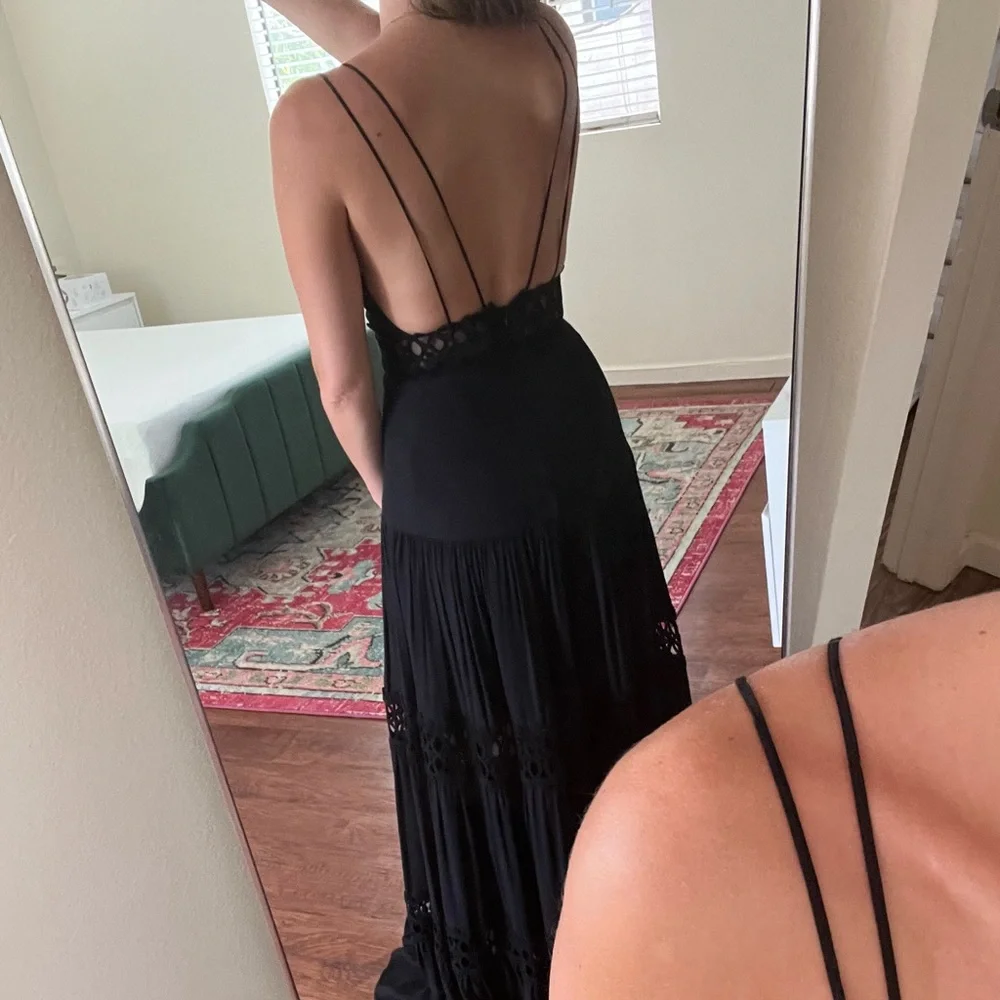 Silvia Tcherassi Annabella Dress in Black XS. NWT - Picture 7 of 13